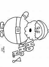 Polly Rolly Coloring Santa Pages sketch template