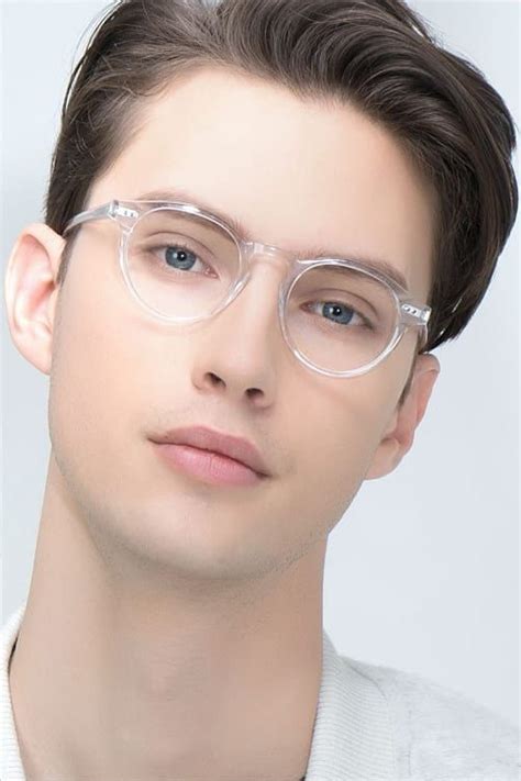 Theory Intellectual Clear Round Eyeglasses Eyebuydirect Eyeglass