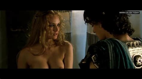 Diane Kruger Naked Topless Sex Scene Troy 2004
