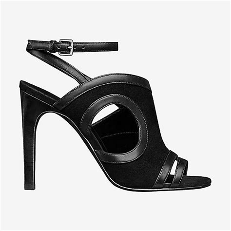 hermes women shoes rafaella sandal cm heel black brandsoff