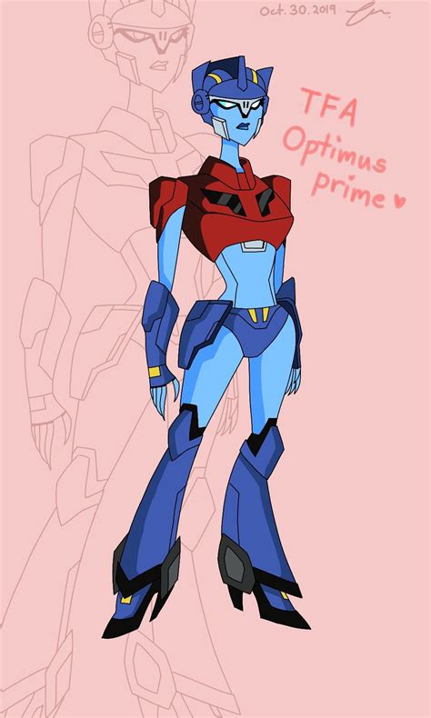 Tfa Female Optimus Prime Transformers Comic Transformers Art