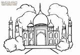 Mewarnai Untuk Masjid Islami Kaligrafi Lomba Karikatur Paud Getdrawings sketch template