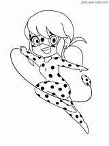 Ladybug Miraculous sketch template