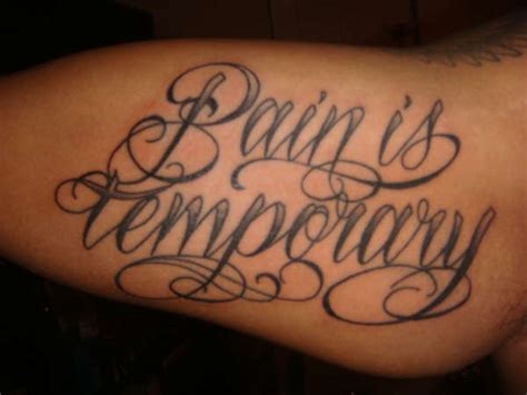 pain  temporary tattoo
