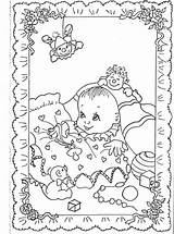 Papier Dentelle Baby sketch template