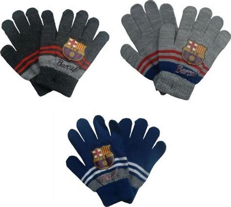 paar fc barcelona handschoenen voor kinderen   jaar bolcom