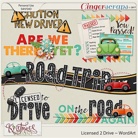 gingerscraps word art licensed  drive wordart