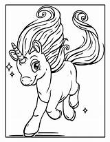 Unicorn sketch template