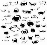 Mouths Bocas Poses Gesture Commissions Bim Desenhando Animes Quen Hibou sketch template