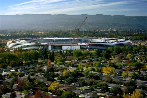 apples  campus    parking spaces  office space curbed