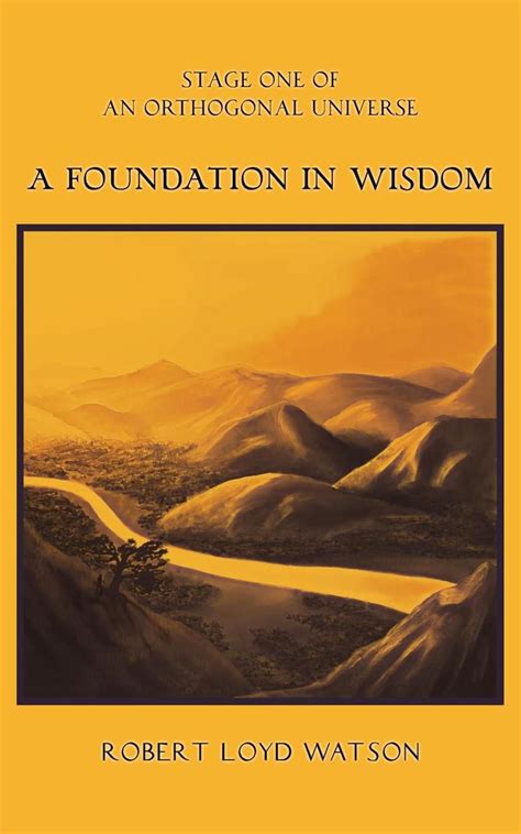 a foundation in wisdom by robert loyd watson english paperback book