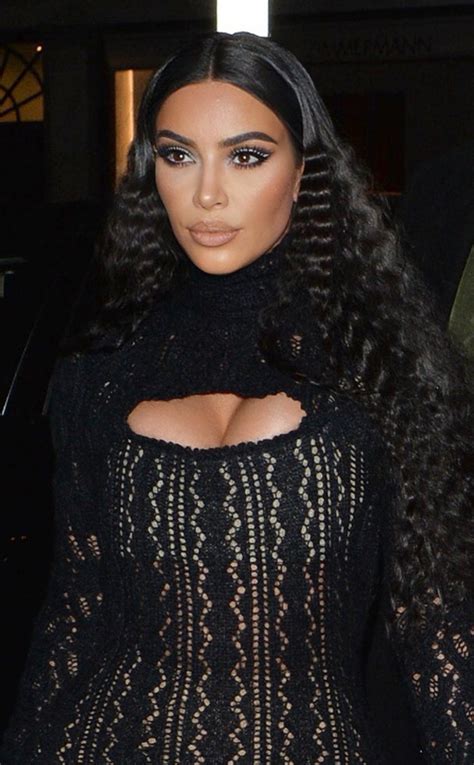 kim kardashian makes a case for hair crimping during london date night