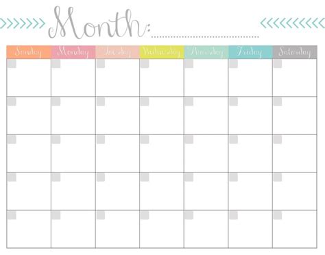 fresh  printable march calendar  printable calendar monthly