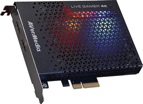 Avermedia Game Capture Card Streaming And Recording 4k60 Hdr With