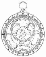 Astrolabe Liberty Chaucer sketch template