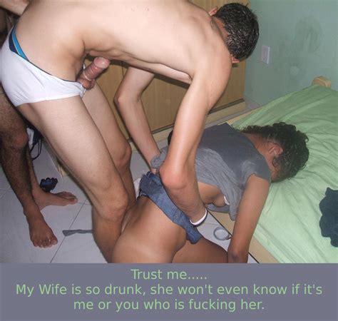 drunk wife threesome captions