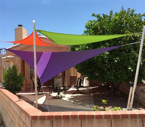 triangel shade sail sun shelter      uv block top outdoor canopy patio shade