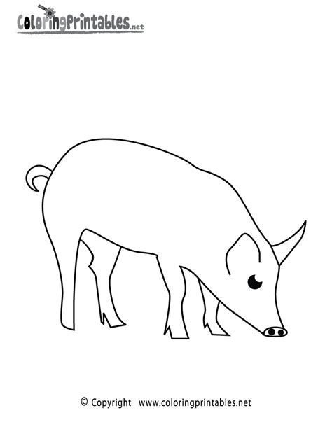 pig coloring page   animal coloring printable