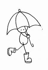 Umbrella Coloring Pages Hop Printable Kids Sock Cliparts Payong Pokemon Color 2007 Girl Clipart Rainy Days Cards Getcolorings Geisha Library sketch template