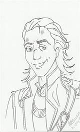 Coloring Pages Once Time Upon Show Disney Loki Hiddleston Tom Prince Choose Board sketch template