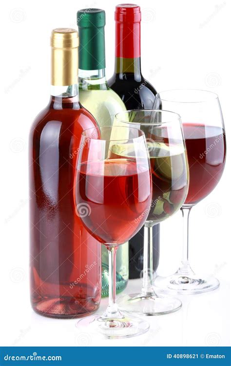 de flessen van de wijn stock afbeelding image  aroma