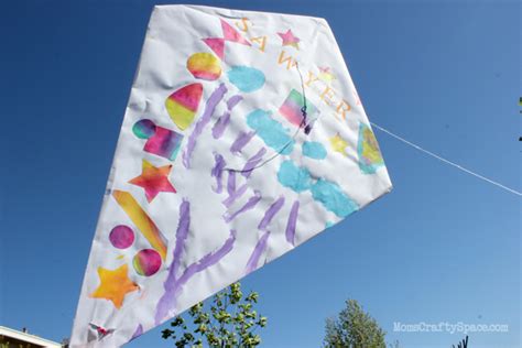 kids craft diy paper kite happiness  homemade