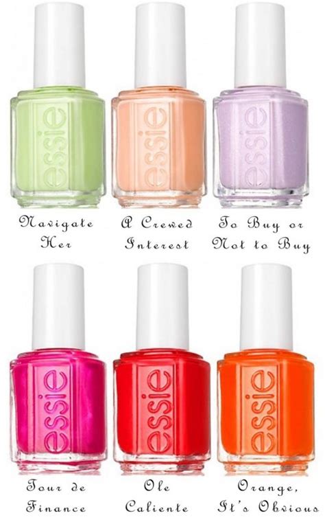 best essie nail colors for summer