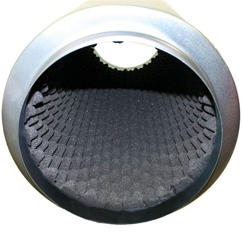 inline fan duct silencer muffler noise reducer dampener vent blower econosuperstore