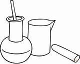 Becher Chimie Quimica Dessin Beaker Chemiczne Science Fizyka Coloringhome Liquide Caratulas Beakers Portadas Drukuj sketch template