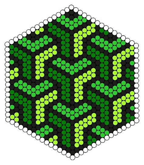 17 Best Images About Hexagon Perler Cross Stitch On