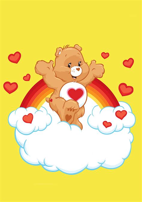 care bear heart bear coloring pages care bears