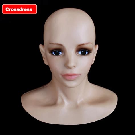 sf  realistic female silicone masks  crossdresser realistic silicone masks  party femask