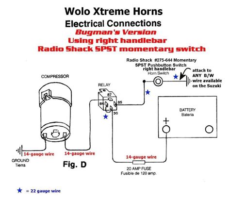 air horn relay wiring diagram diysive