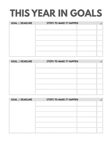 goal action plan undated agenda  track  goals   year
