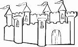 Castle Coloring Pages Kids Clipart Cliparts Library Printables Clip Sheet sketch template