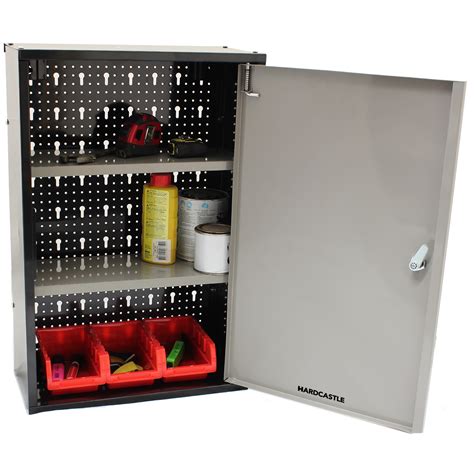 lockable metal garageshed storage cabinet wall unit tool