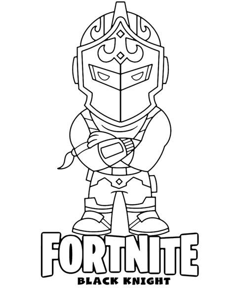 fortnite coloring pages black knight hakume colors