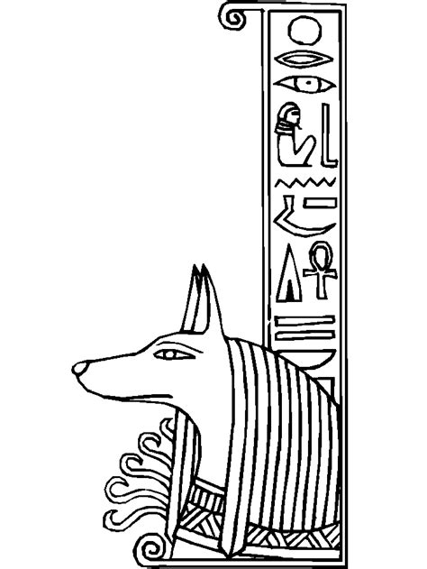 ancient egyptian coloring pages coloring home