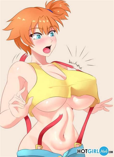 Pokemon Hentai Misty Breast Expansion Flashing Naked Boobs