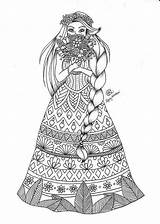 Ausdrucken Mandalas Dekoking Vk Erwachsene Frau руками своими Adultos рукоделие Dibujo Malvorlagen Malen Slavic sketch template
