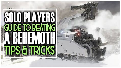 solo players guide  beating  behemoth  ghost recon breakpoint tips tricks youtube