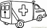 Ambulance Coloring Pages Transport Clipart Printable Clip Color Land Outline Transportation Ems Colouring Cliparts Getdrawings Special Colour Print Drawing Ambulances sketch template