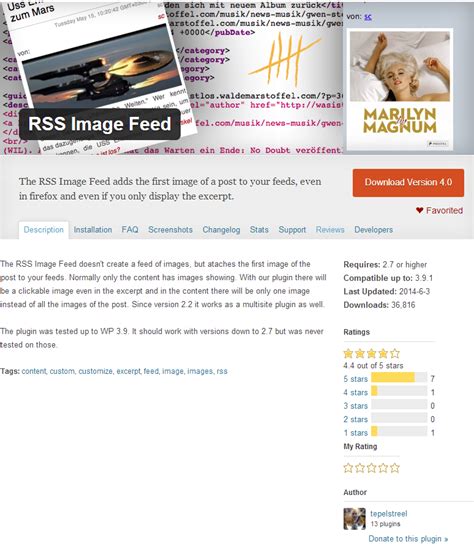 rss image feed