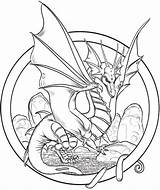 Dragon Coloring Pages Dragons Fire Printable Realistic Adult Adults Book Breathing Kids Cool Dover Publications Print Color Easy Draw Sheets sketch template