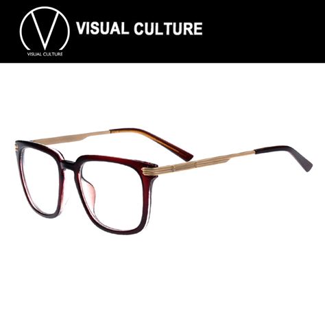 2015 Gold Glasses Frames For Men With Clear Lens Fashion