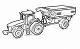 Tractor Coloring Pages Print Trailer Baby sketch template