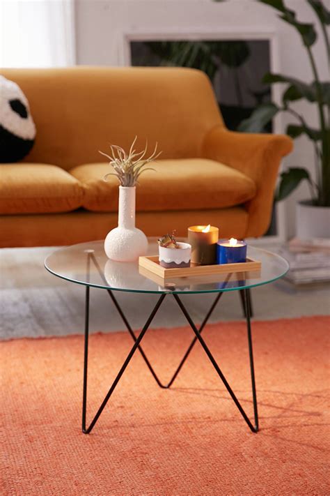 Anderson Glass Coffee Table Living Room End Table Decor Living Room