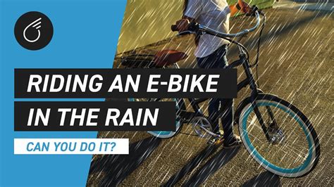 ride   bike   rain waterproof electric bikes youtube