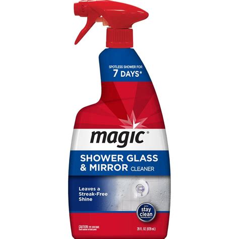 magic  oz glass cleaner spray  shower  mirror   home depot
