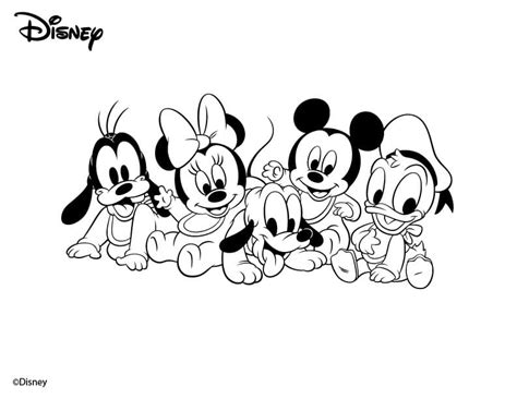 adorable disney babies coloring page  printable coloring pages